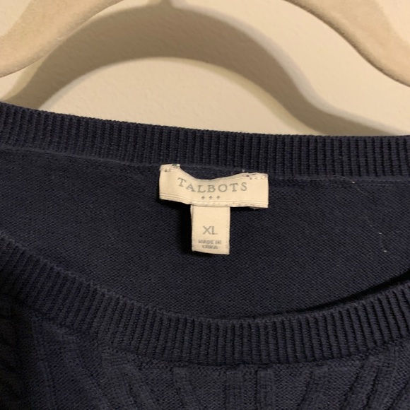 TALBOTS CABLE KNIT SWEATER - Picture 3 of 3